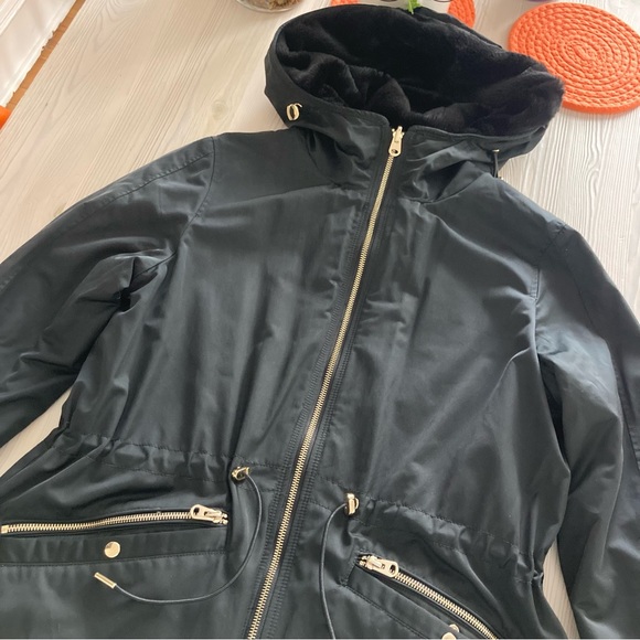 Zara Trafaluc Reversible Faux Fur Coat size S - Picture 4 of 12